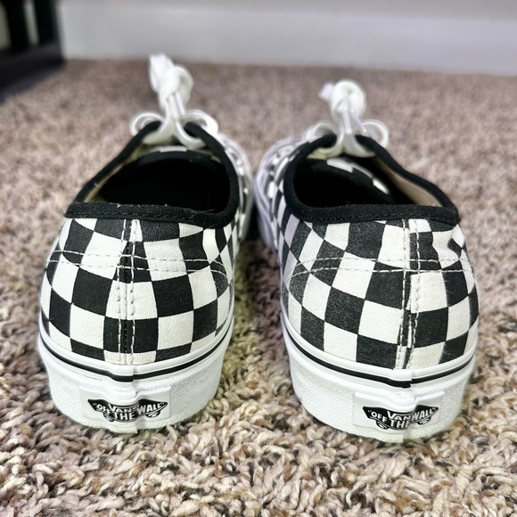 Vans Checkerboard Shoes Womens Size 7.5 Black/White Casual Skate Sneakers - Picture 7 of 10
